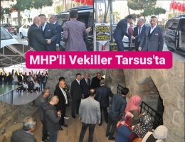 MHP Milletvekilleri Arkaz ve Şimşek Tarsus’ta Esnaf Ziyaretinde