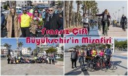 BÜYÜKŞEHİR, EMİLİE VE DAVY SANCHİS ÇİFTİNİ MERSİN’DE KARŞILADI