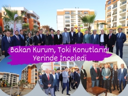 Çevre ve Şehircilik Bakanı Kurum, Çay Mahallesinde Toplu Konutları İnceledi