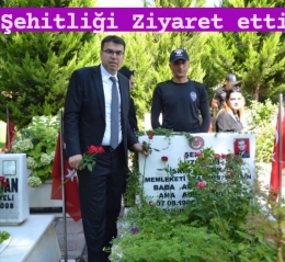 Mehmet Yunus Seven, Şehitliği Ziyaret Etti