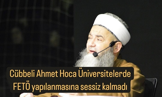 Cübbeli Ahmet Hoca, Akademik FETÖ Yapılanmasına Sessiz Kalmadı
