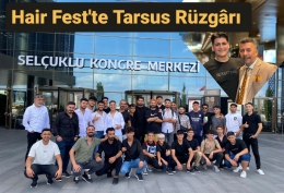 Tarsuslu Berber ve Kuaförler Konya Fuarında Fırtına Gibi Esti