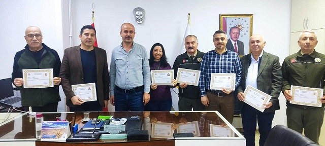 Tarsus Kaymakamı’ndan Orman İşletmesi personeline Başarı Belgesi