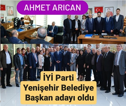 CHP'den İstifa Eden İş İnsanı Ahmet Arıcan İYİ Parti Yenişehir Adayı Oldu