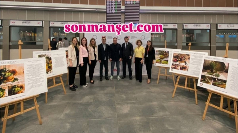 Tarsus'un Coğrafi İşaretli Lezzetleri Çukurova Havalimanında sergilendi