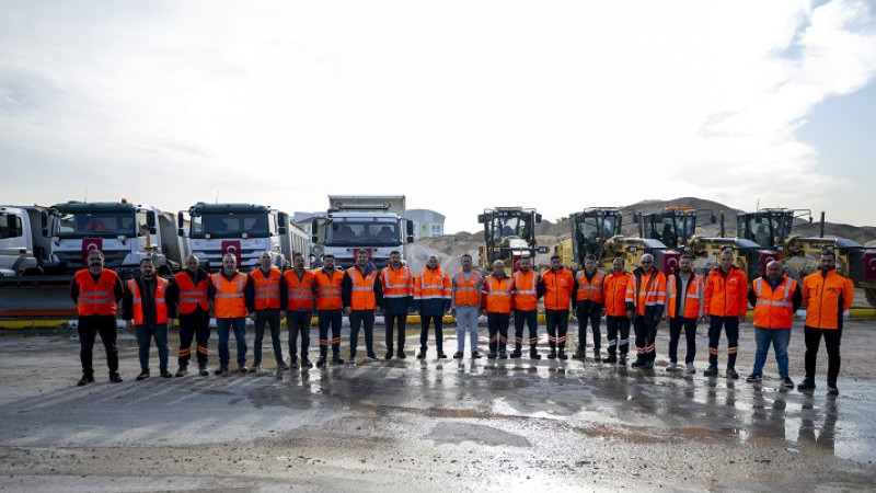 Mersin Büyükşehir Ekipleri Kar Yağışına Karşı Teyakkuzda