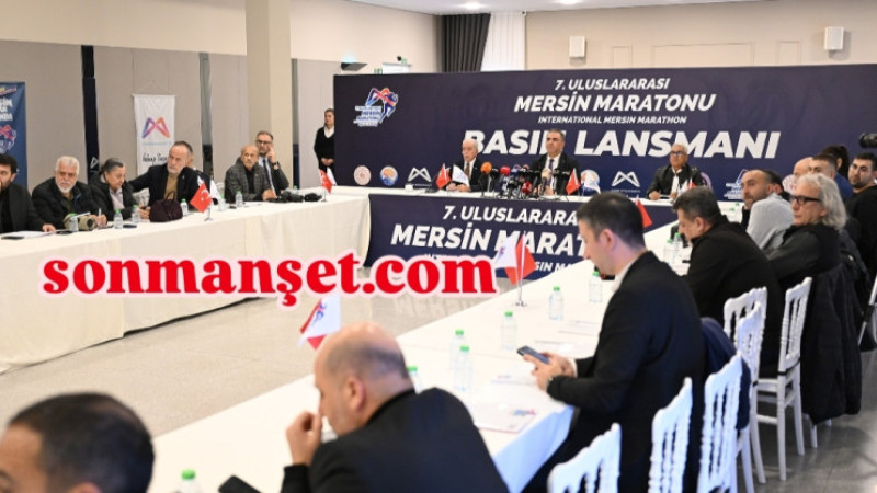 Mersin 7. Uluslararası Maratonu'nun Basın Lansmanı yapıldı