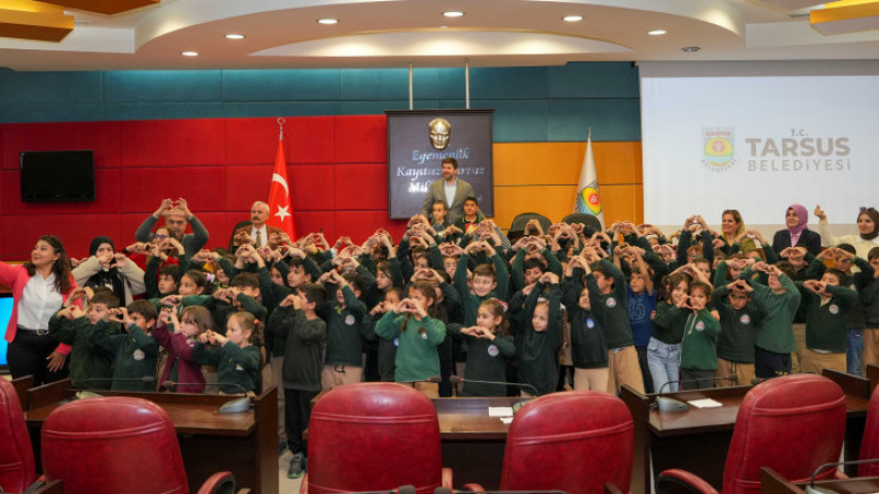 Musa Bengi İlkokulu Öğrencilerinden Belediye Başkanı Boltaç'a Sürpriz 