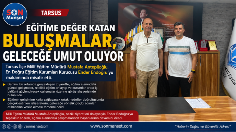 Anteplioğlu, Endoğru Eğitim Kurumları Sahibi Ender Endoğru’yu Ağırladı