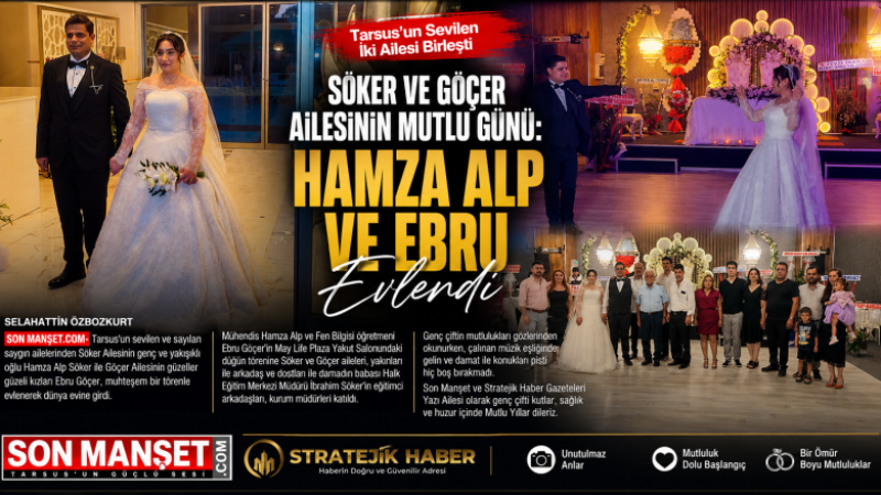 Hamza Alp ile Ebru Hayatlarını Birleştirdi