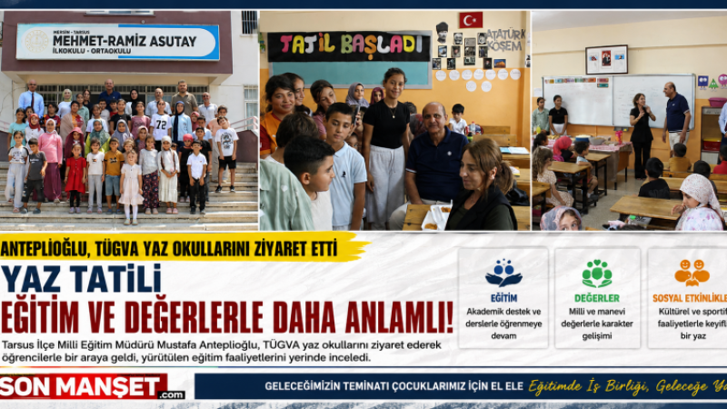 Mustafa Anteplioğlu, TÜGVA Yaz Okulları'nı Ziyaret Etti 