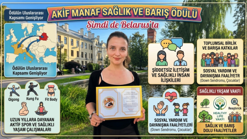 Akif Manaf Sağlık ve Barış Ödülü Şimdi deBelarus'ta