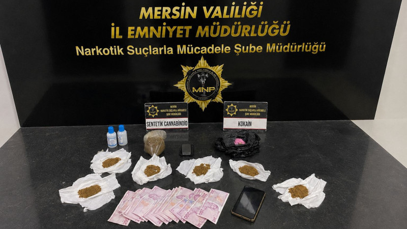 Mersin'de Uyuşturucu Operasyonunda 2 Şüpheli Tutuklandı 