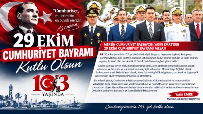 Başsavcı Yasin Emre,  “Cumhuriyetimizin Temel Güvencesi Adalet ve Hukuk Devletidir