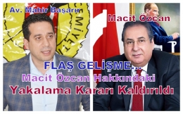 Macit Özcan Hakkında Yakalama Kararı Kaldırıldı