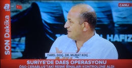 YRD. DOÇ. DR. MURAT KOÇ FIRAT KALKANI'NI AHABER'DE DEĞERLENDİRDİ