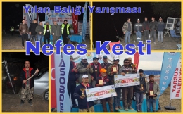 Tarsus 4’ncü Yılan Balığı yakalama yarışması yapıldı  
