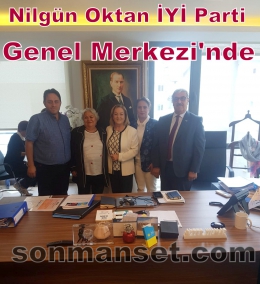 İyi Parti a. Adayı Nilgün Oktan’a Genel Merkezde Yoğun İlgi 