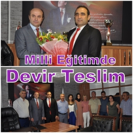 Tarsus Milli Eğitim Müdürlüğünde devir teslim yapıldı