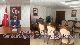 Kaymakam Otcu’dan Cumhurbaşkanı Erdoğan’ın Posteri Açıklaması