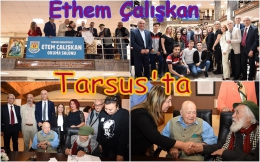Ethem Çalışkan Tarsus'ta Sanatseverlerle Buluştu