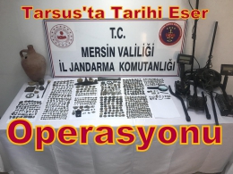 Tarsus’ta 6 kişi 875 tarihi eserlerle yakalandı