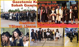 Gazeteci Neslihan Özbozkurt Yüksek Lisans Diplomasını Aldı