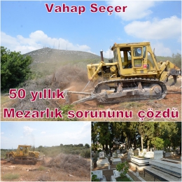 Tarsus’un 50 yıllık mezarlık ihtiyacı karşılanacak