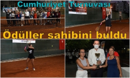 Yenişehir Belediyesi Cumhuriyet Kupası Tenis Turnuvası sona erdi