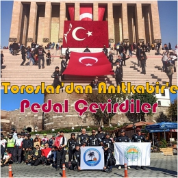 Mersin Toroslar'dan Anıtkabir’e Bisikletle Gittiler