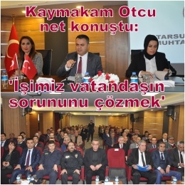Kaymakam Otcu, muhtarlara özel watsapp hattı kurdu