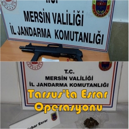 Tarsus’ta uyuşturucu madde kullanan 4 kişi yakalandı