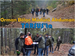 Bölge Müdürü Akduman Tarsus Orman Sahalarını İnceledi