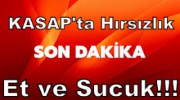 Tarsus’ta bir kasaptan et ve sucuk hırsızlığı