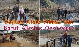 Başkan Yılmaz, Barut Ailesine Hızır Gibi Yetişti