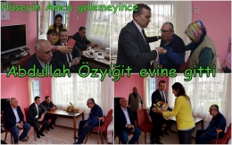 Başkan Özyiğit, Ziyaretine Gelemeyen Hüseyin Amcayı Evinde Ziyaret Etti