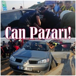 Tarsus’ta Kafa kafaya Kazada Can Pazarı