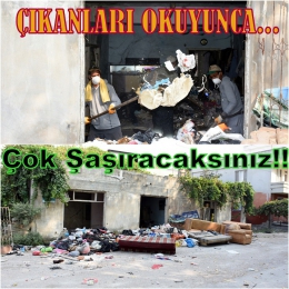 Tarsus’ta bir evden 8 kamyon çöp çıkarıldı