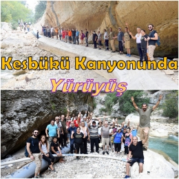 Tarsus Keşbükü Kanyonunda Doğa Yürüyüşü