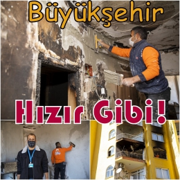 Mersin Büyükşehir Küçükaslan Ailesine Hızır Gibi Yetişti