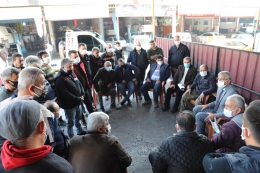 Sanayi esnafından Başkan Tarhan’a güvenoyu