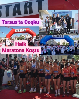Binlerce Kişi Tarsus 14. Uluslararası Yarı Maratonunda Buluştu