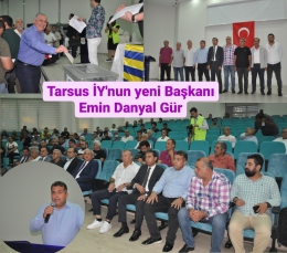 Tarsus İdmanyurdu Kongresinde Emin Danyal Gür Başkan oldu  