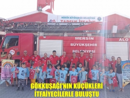 Tarsus’ta Küçük öğrenciler İtfaiyecilerle buluştu