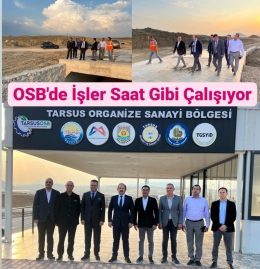 Tarsus Organize Sanayi Bölgesi'nde İşler Tıkır Tıkır İşliyor