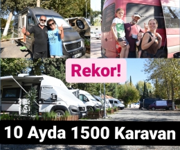 Tarsus Belediyesi Karavanparkı'nda 10 Ayda 1500 Karavan Konakladı