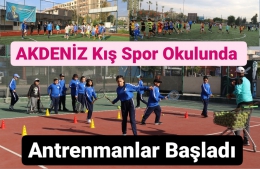 Akdeniz Belediyesi Kış Spor Okullarında Antrenmanlar Başladı