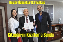 Özbozkurt ve Yeşilkuş, Kitaplarını Kızıltan'a sundu