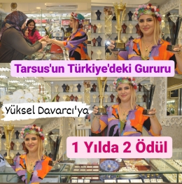 Tarsus'un Türkiye'deki Gururu Yüksel Davarcı, 1 Yılda 2'nci ÖDÜL'ünü Aldı