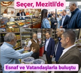 Seçer Mezitli'de Halkla Buluştu:Herşey Çok Daha Güzel Olacak